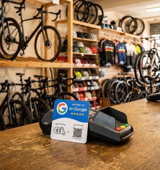 google review NFC kaart