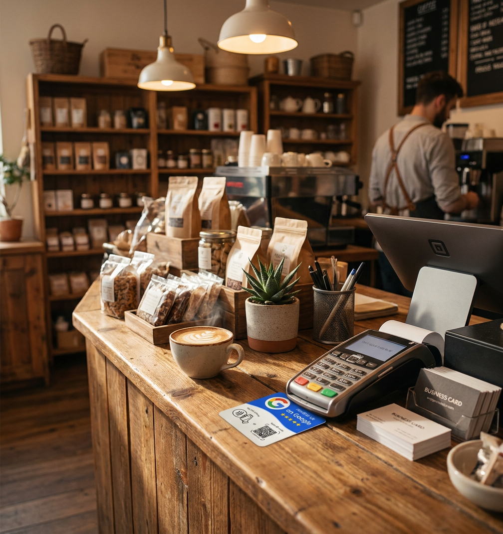 Google Review NFC Kaarten – Set van 5