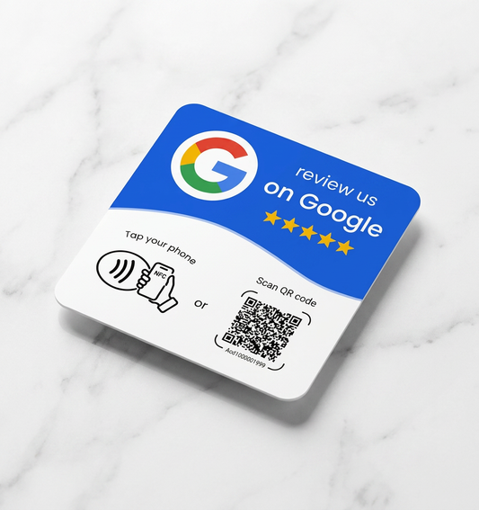 google review NFC kaart